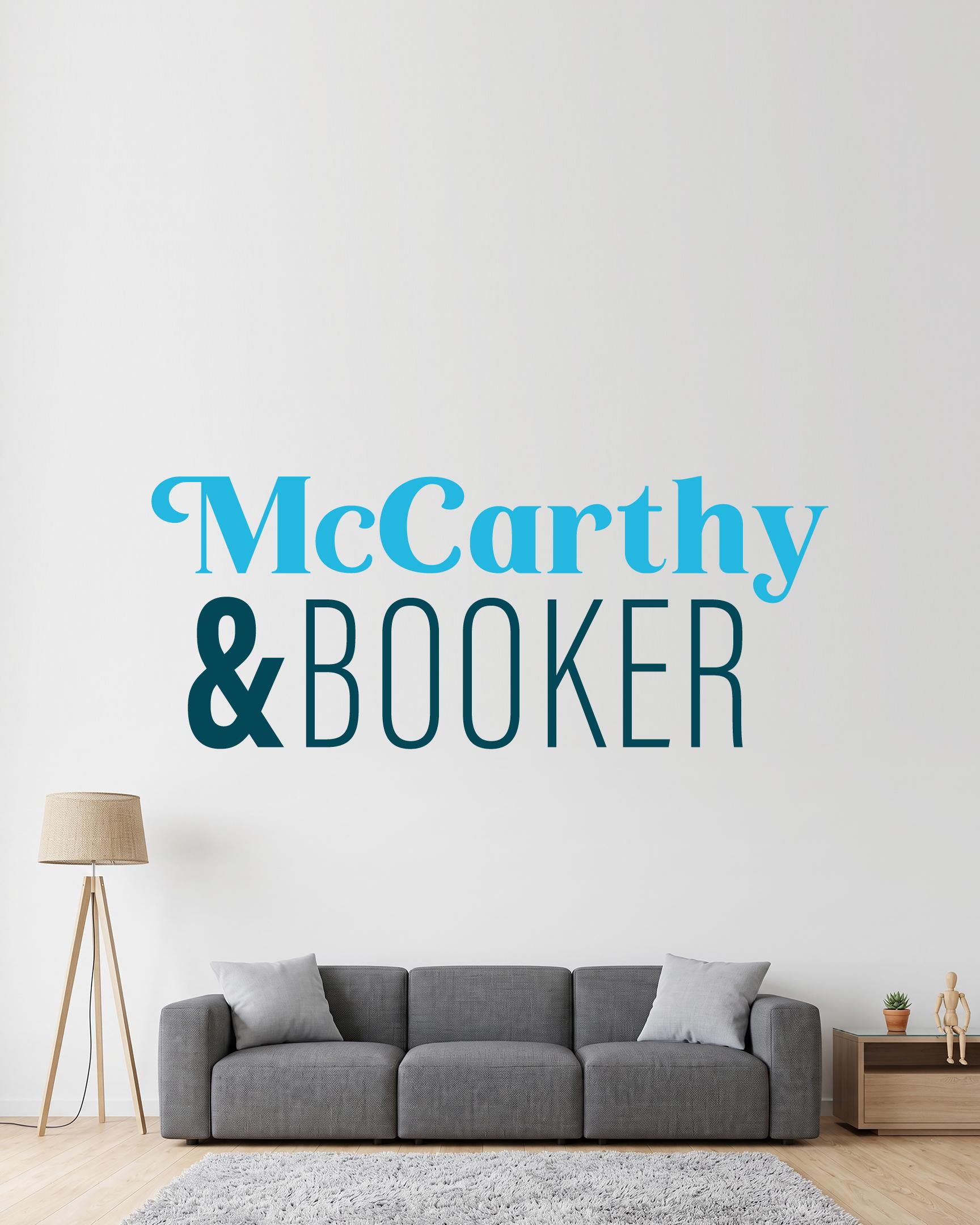 McCarthy and Booker Logo Design Interior