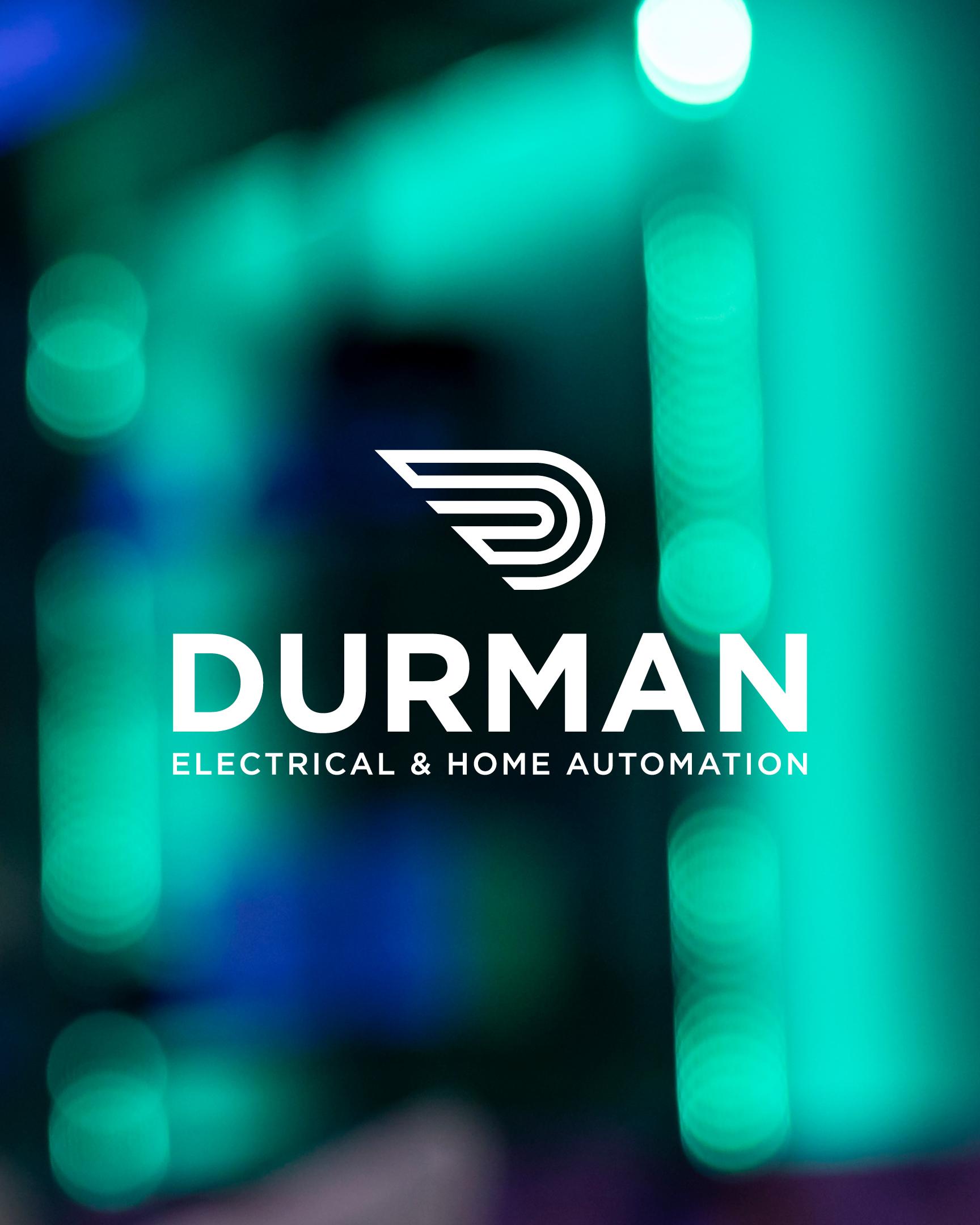 Durman Electrical and Home Automation Logo Design